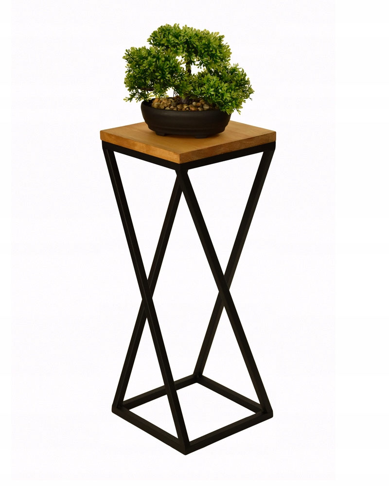 

Kwietnik stojący metalowy stojak na kwiaty 60 cm