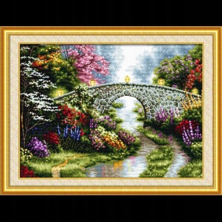 Křížková výšivka počítaná sada (kanva, mulina)