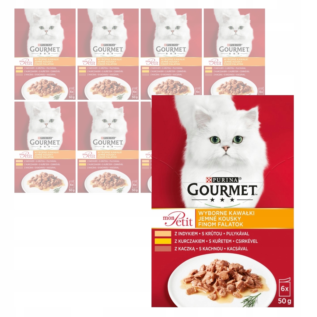 Levně Purina Gourmet Mon Petit Drůbeží MIX Chutí 48x50g