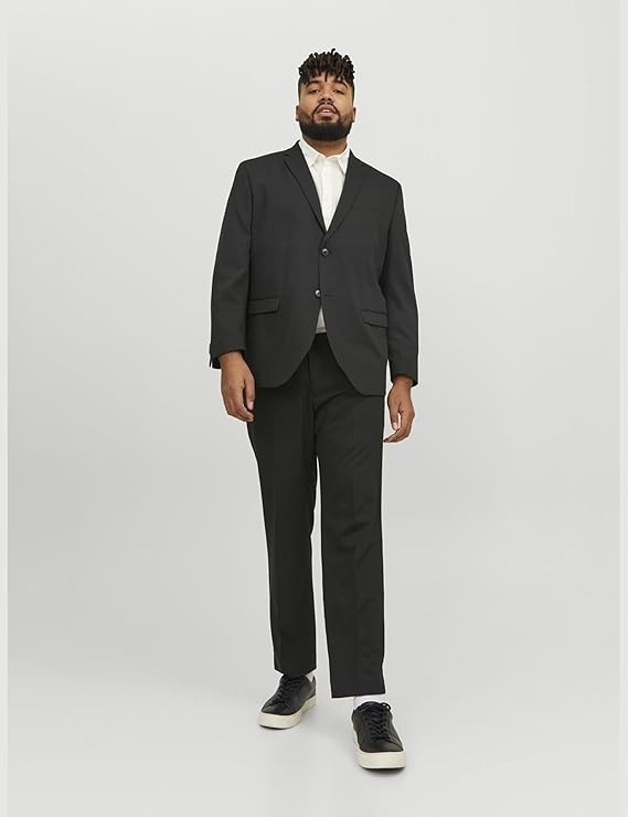 Jack&jones Černý Pánský Oblek S Knoflíky 64 6EA