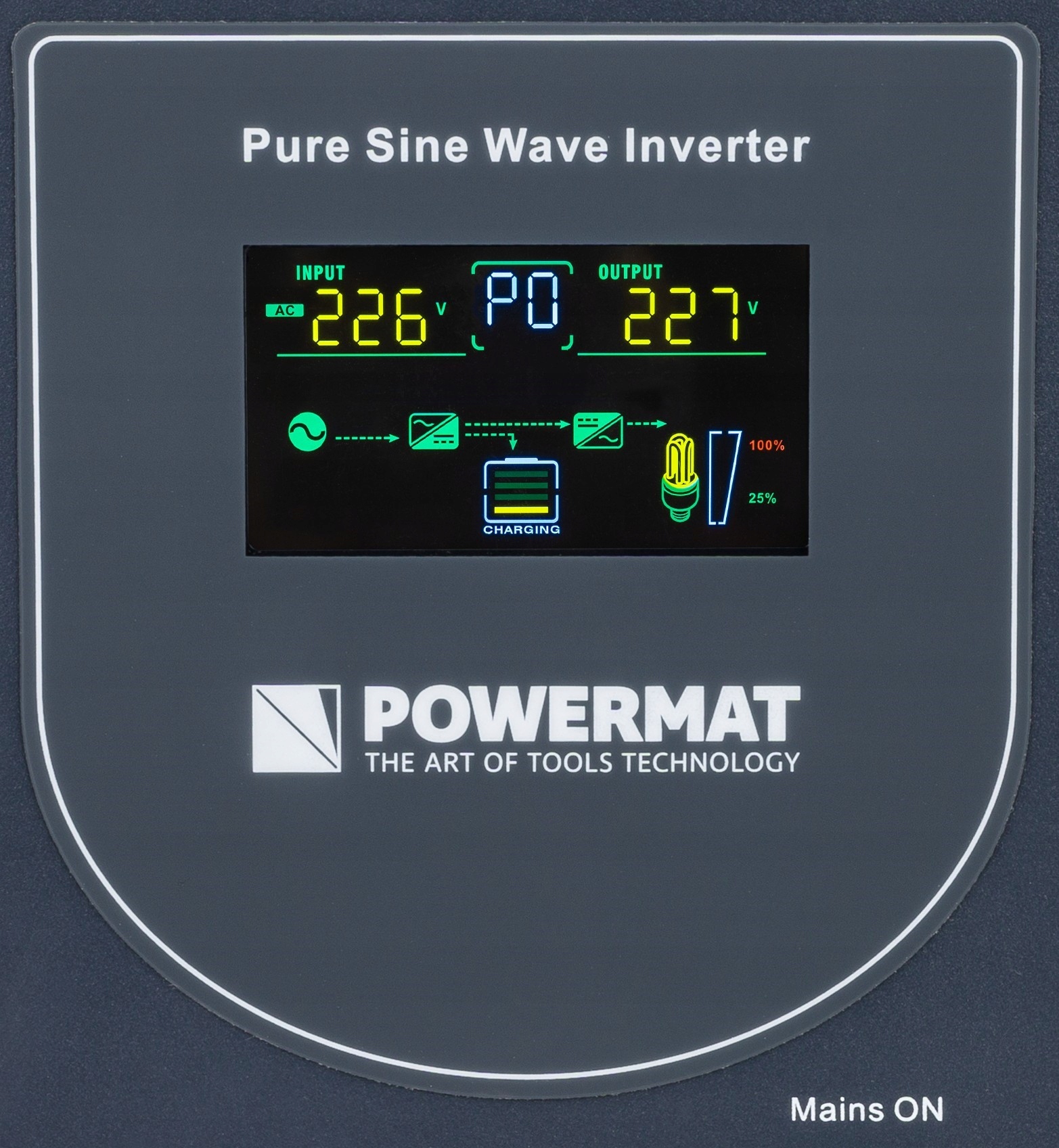 ZASILACZ AWARYJNY UPS LCD 1000VA 800W PRZETWORNICA Producent Powermat