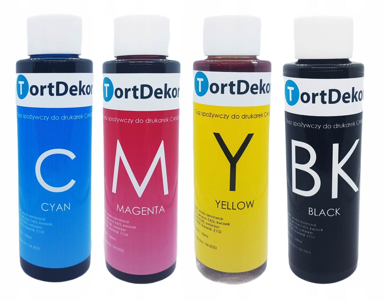 Tusz Atrament Jadalny Spożywczy Do Canon 4x100ml