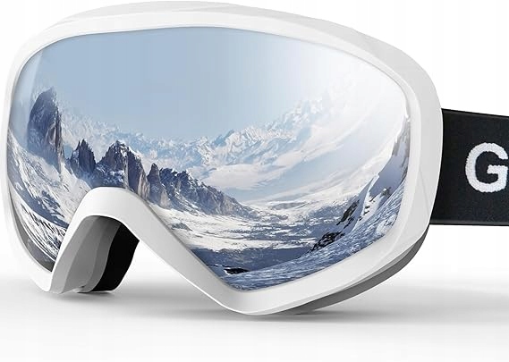 Lyžařské brýle Glarid UV-400 Otg Anti-Fog unisex Bílé