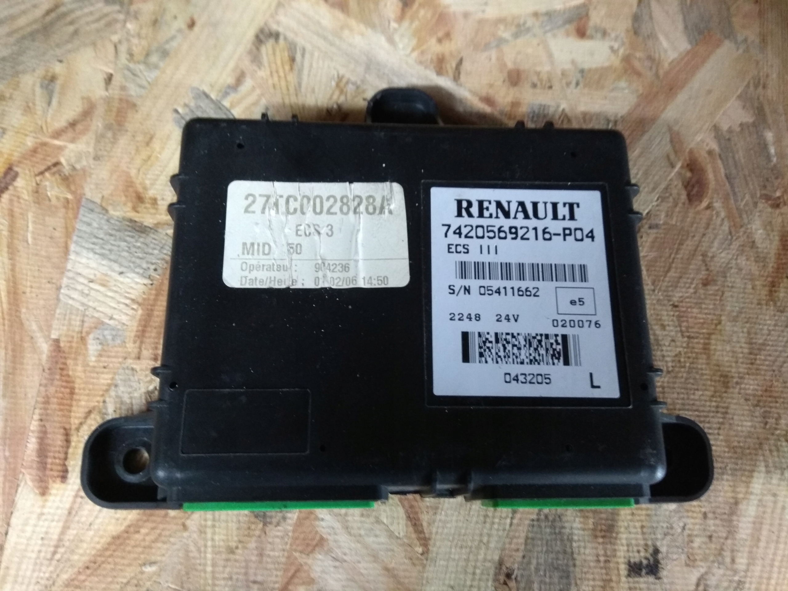 7420569216 - Драйвер ECS III Renault 7420569216-P04