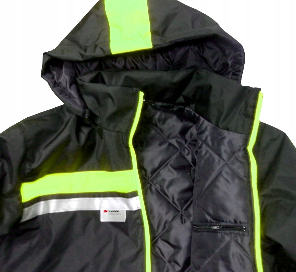 KURTKA ROBOCZA WODOODPORNA OCIEPLANA ODBLASKOWA S Marka inna