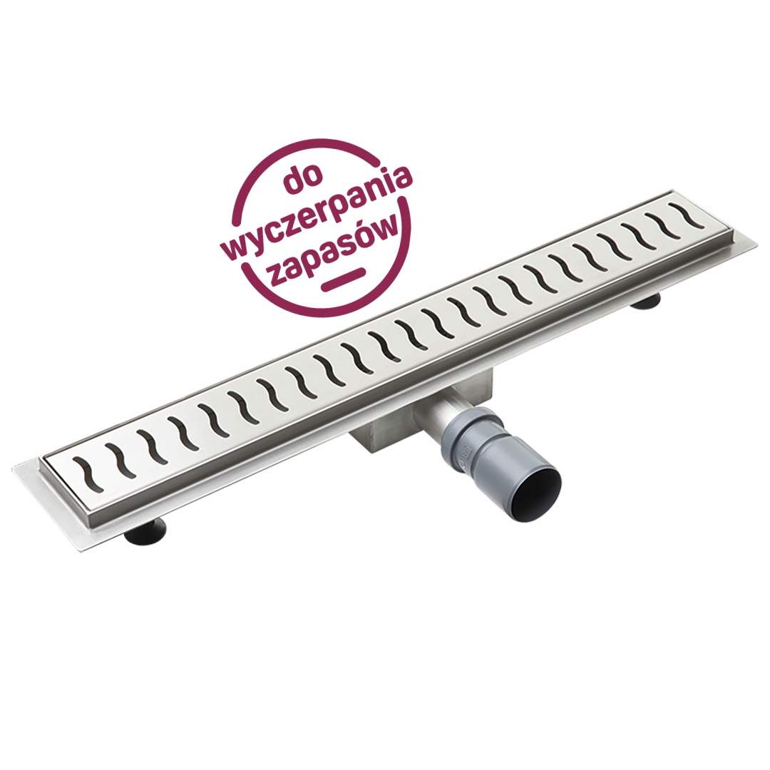 Lineárny odtok Ronda 90 cm Inox – Vysoká priepustnosť 50 l/min