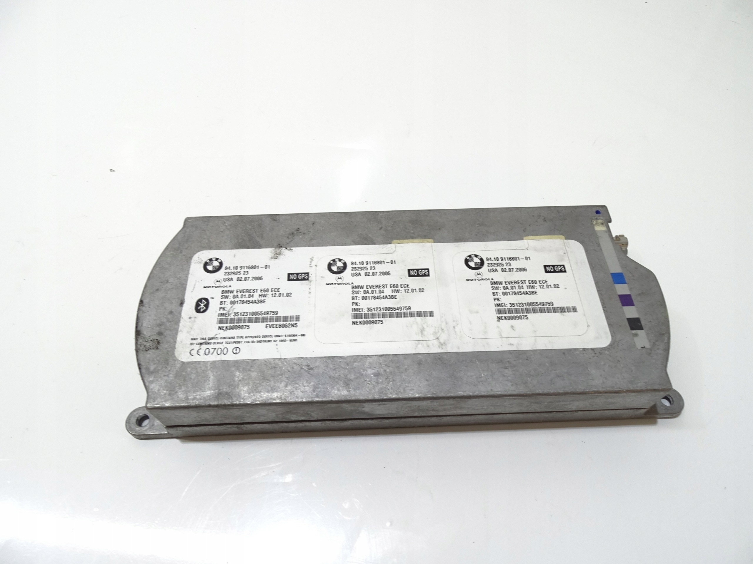modul Bedienteil BLUETOOTH BMW E60 E61 OE 9116801 (4824331)