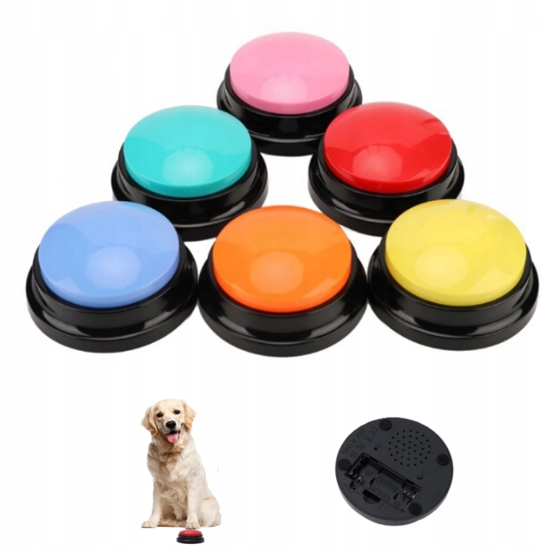 Levně Tlačítko zvuku pro nahrávání vzdělávacích hraček pro psy