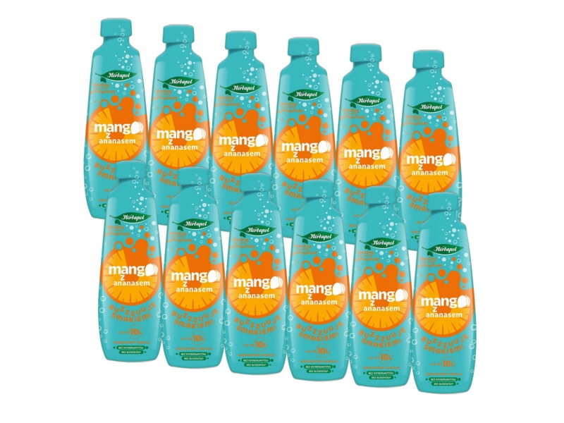 Koncentrat napoju Herbapol Mango z ananasem 405 ml x 12