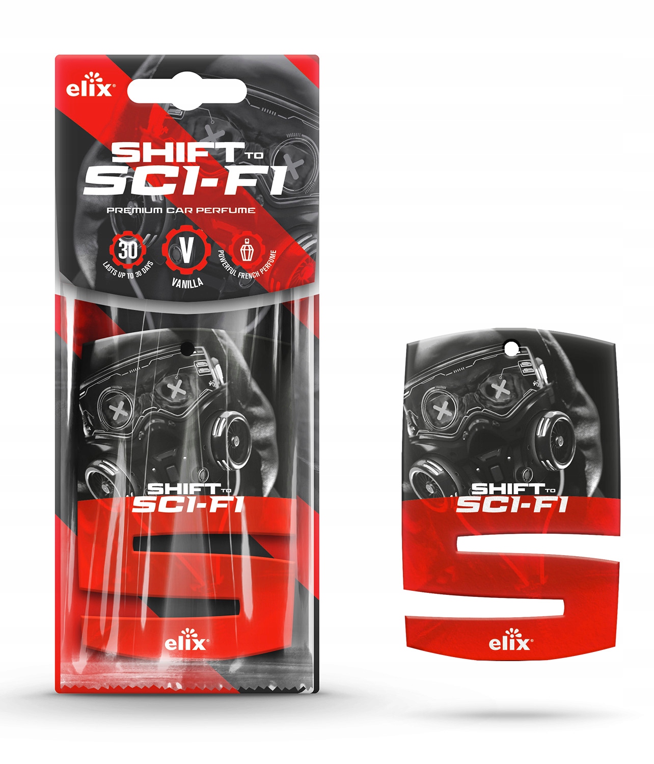 Zawieszka ELIX zapach do samochodu VANILLA SCI-F1