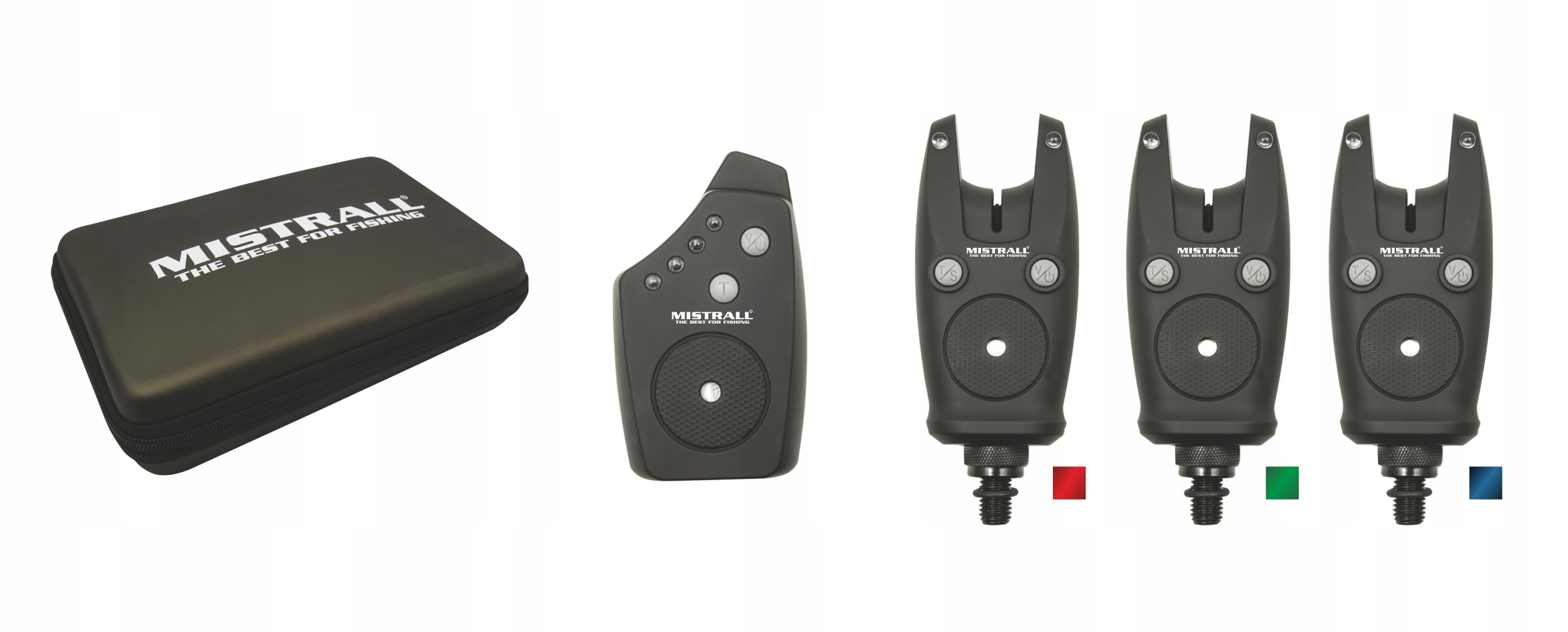 Elektronický signalizátor záběru Mistrall Slim R1 AM-6008631 sada