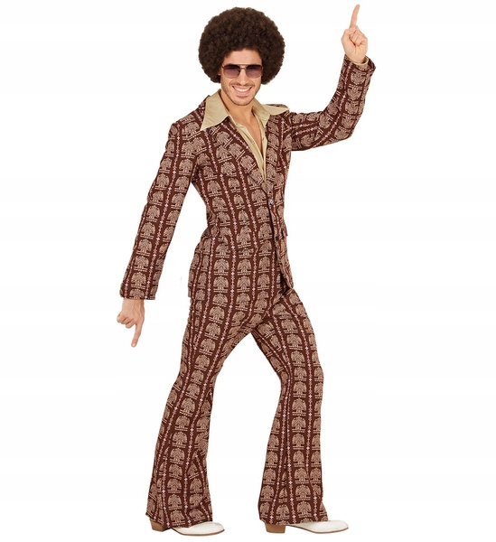 Kostým Groovy 70. Léta 80. Disco Oblek S
