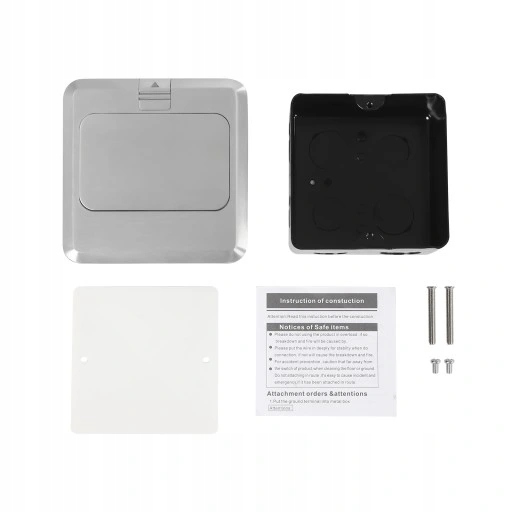 1 dostęp do Euro podwójne gniazdo USB Silver J02 Pop-Up Marka bez marki