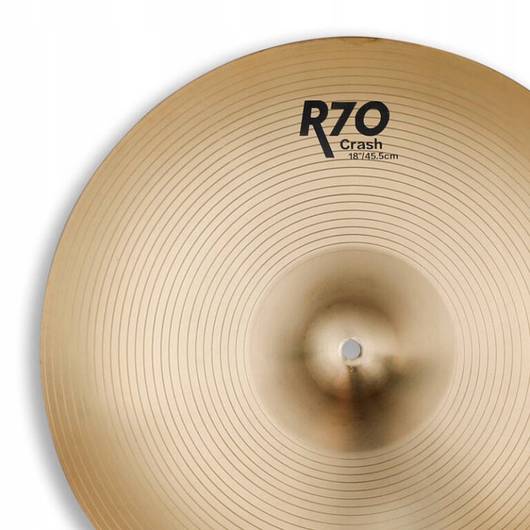 ASANASI R70 ZESTAW 5 TALERZY PERKUSYJNYCH CRASH 16 + 18 RIDE 20 HI-HAT 14 Kod producenta R70