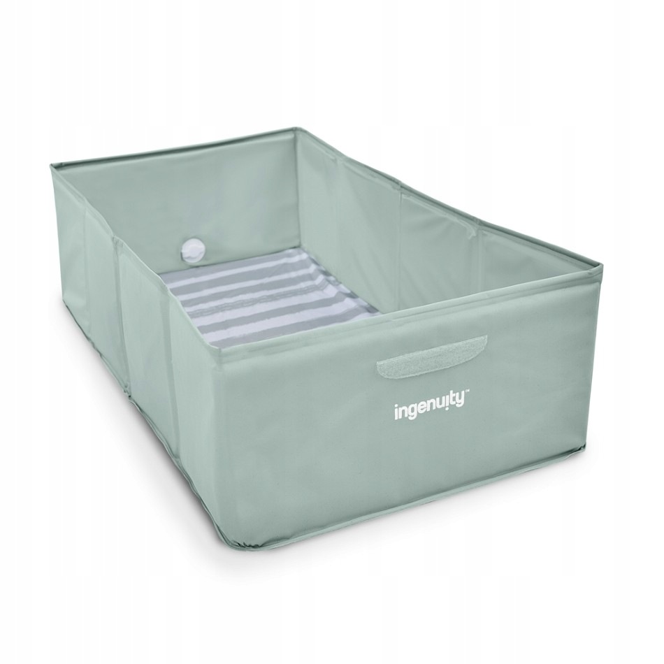 Ingenuity Składana podróżna wanna Tuckaway zielona 12m+