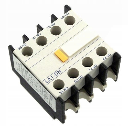 STYKI STYK FRONTOWY POMOCNICZY STYCZNIK LC1 4xNC Wysokość 47 mm