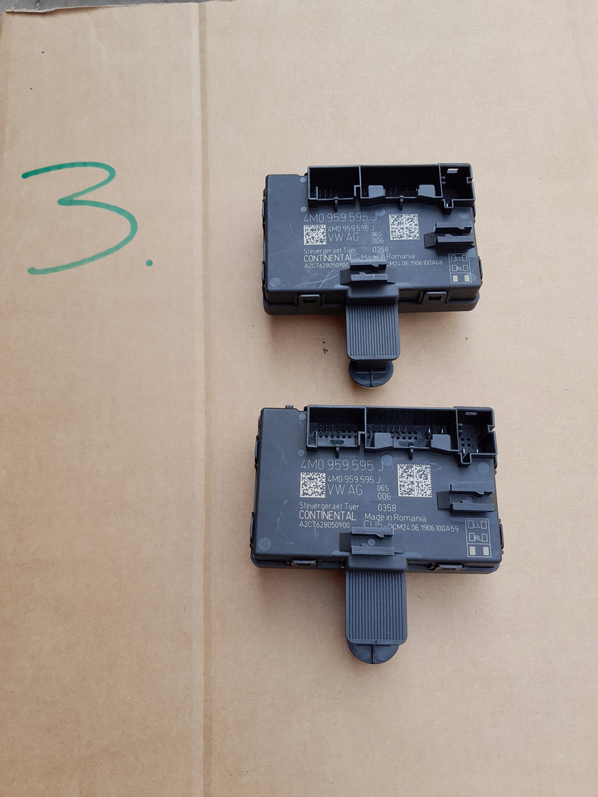AUDI E-TRON Q7 драйвер модуль двери 4M0959595J