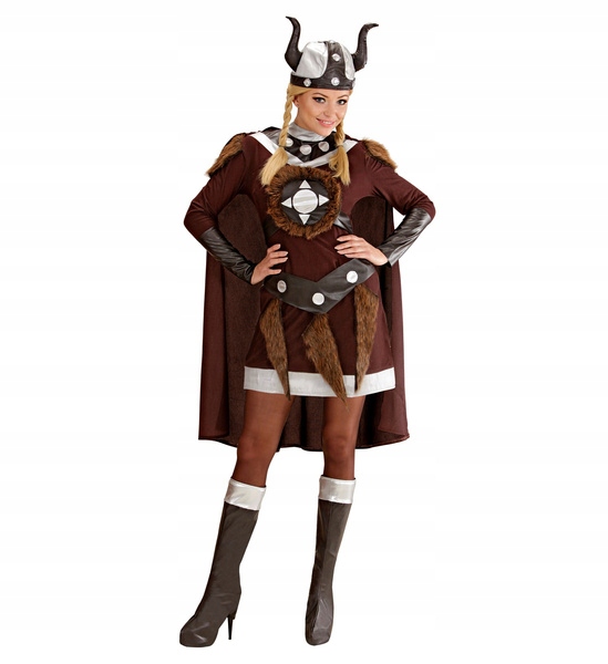 Kostým Bojovnice Vikingské Dívky M