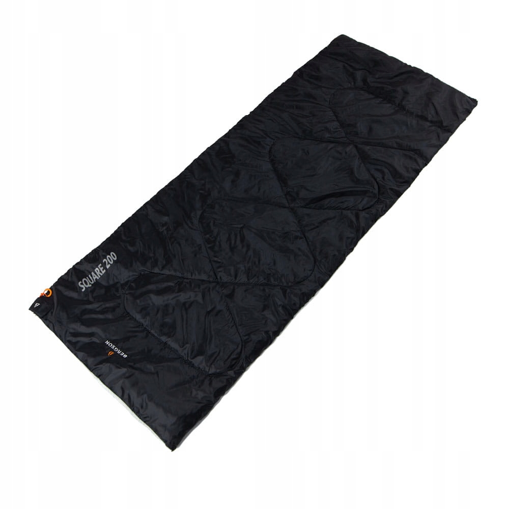Spací pytel Bergson bez opěrky hlavy Square 200 Black 190 x 75 cm černý