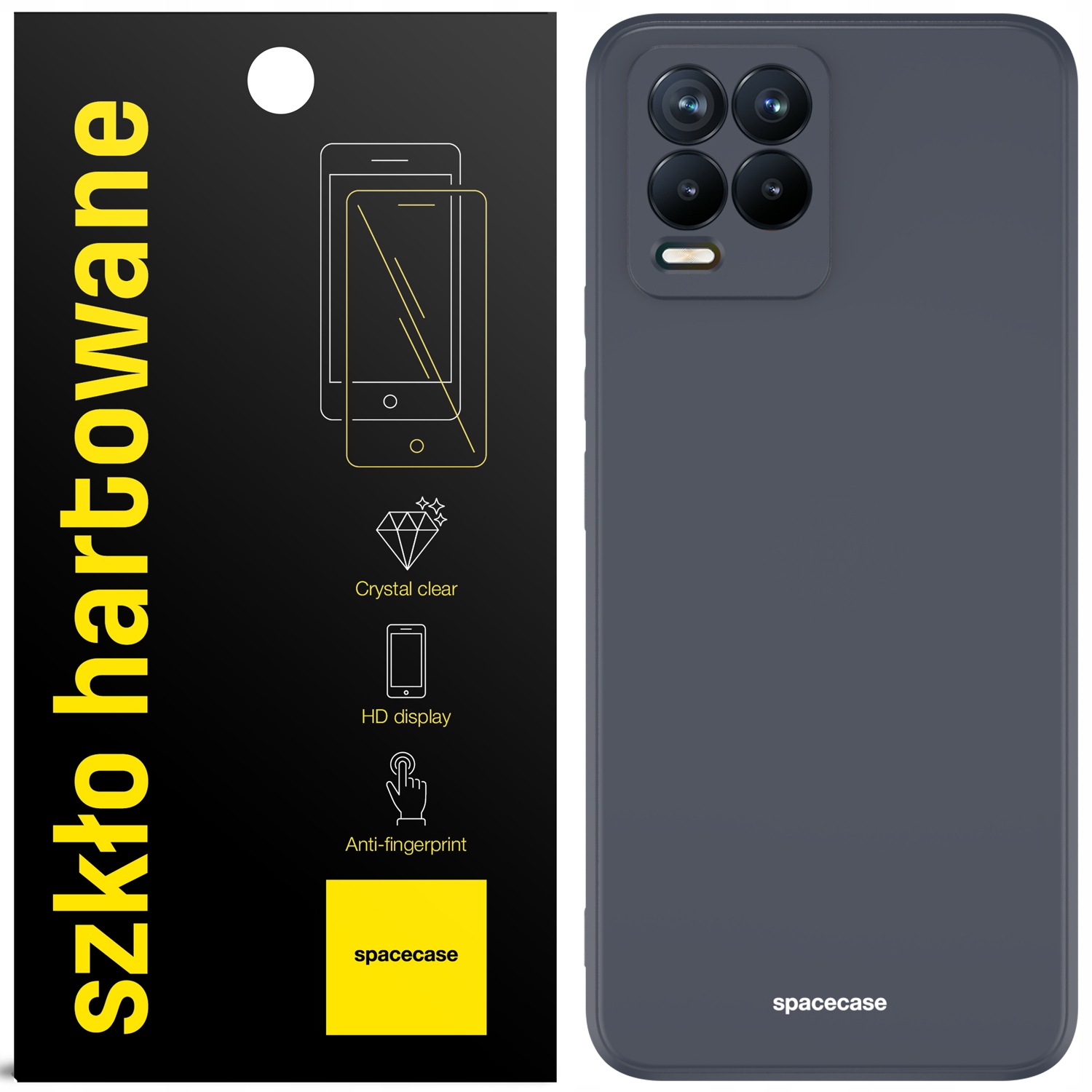 

Etui Do Realme 8/8 Pro Spacecase Silicone Szkło