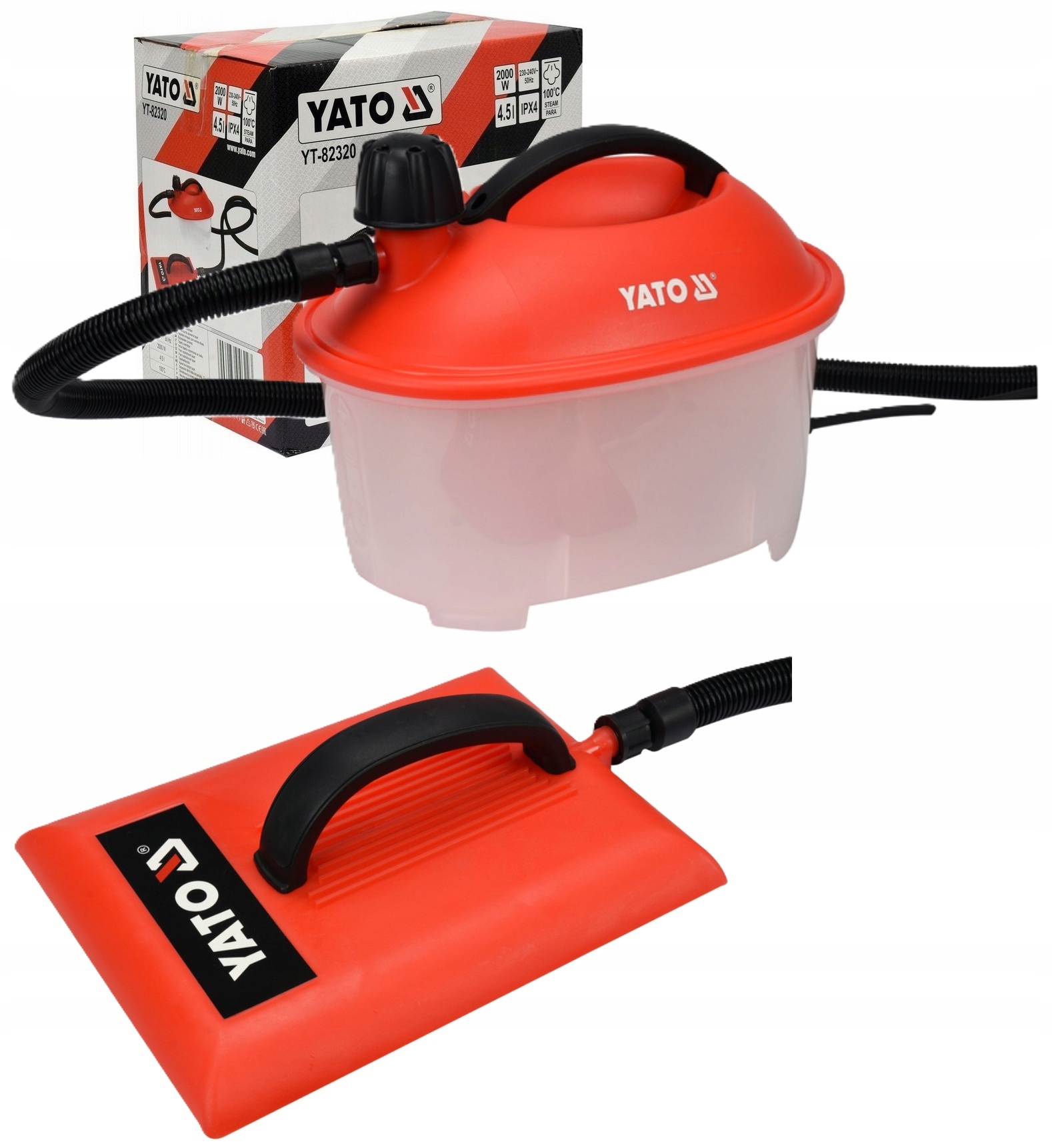 Zařízení Parní Tryska Pro Odstraňování Tapet 2000 W 4.5 L 100 °C Yato YT-82320