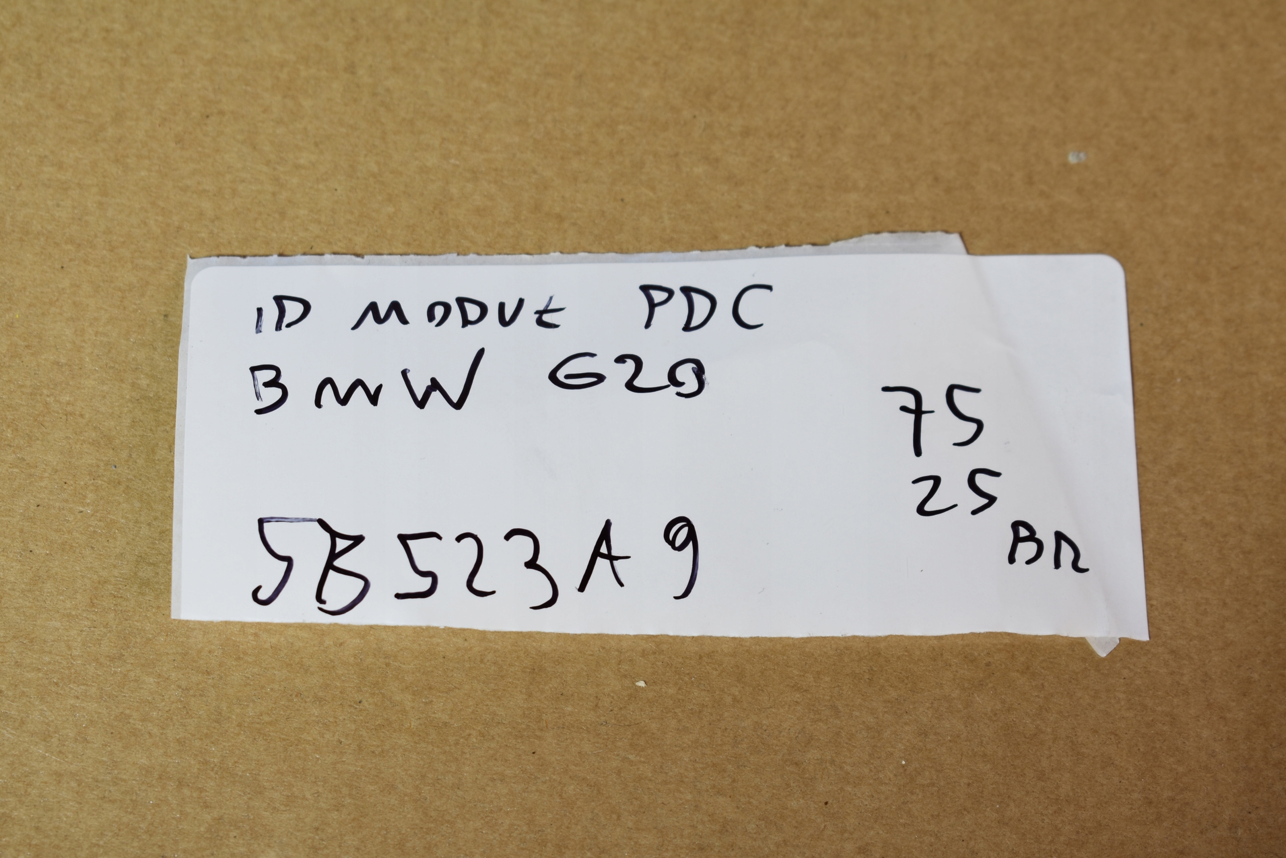 IDEALNY modulo PDC BMW G20 1