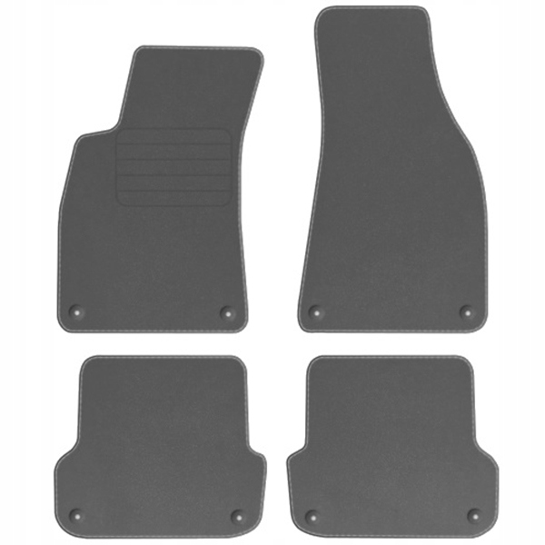 Audi S4 B6/B7 03-08 Koberce velurové Comfort Šedé