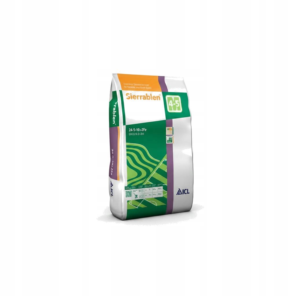 Nawóz do trawnika ICL Sierrablen Npk 24-5-10+Fe 25kg murawy pola golfowe