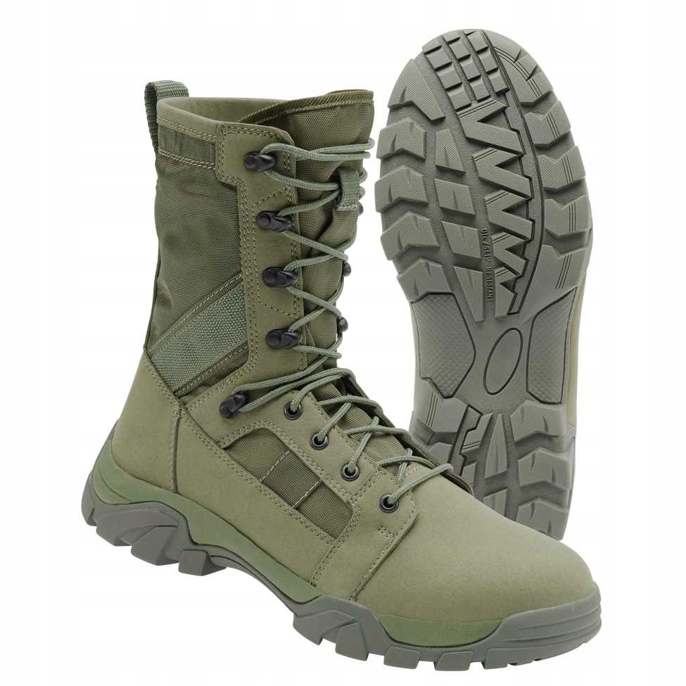 Taktické topánky BRANDIT Defense Boot Olivové 40