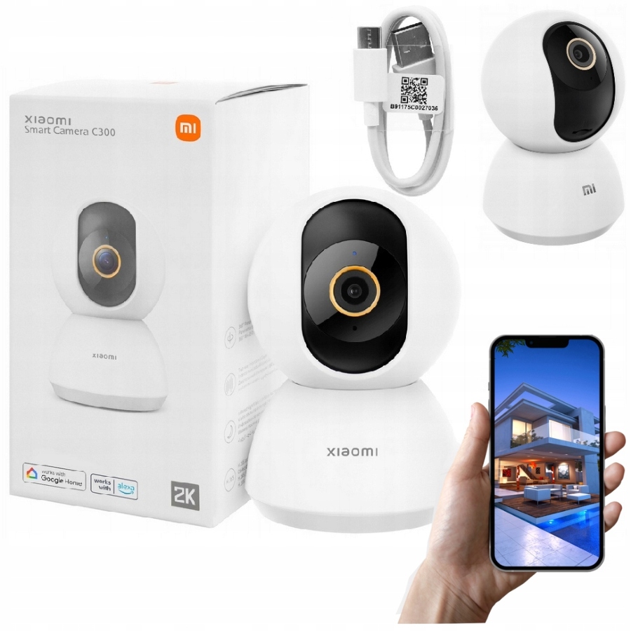 KAMERA WEWNĘTRZNA XIAOMI SMART KAMERA FULL HD 2K HOME SECURITY 360 STOPNI