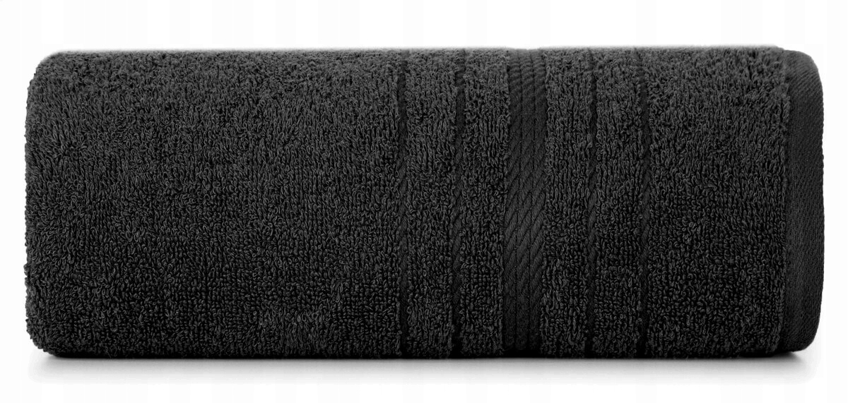Osuška - Elma Black Cotton Towel 70x140 Eurofirany