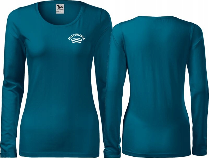 

Damski Longsleeve Pielęgniarka Petrol blue XL