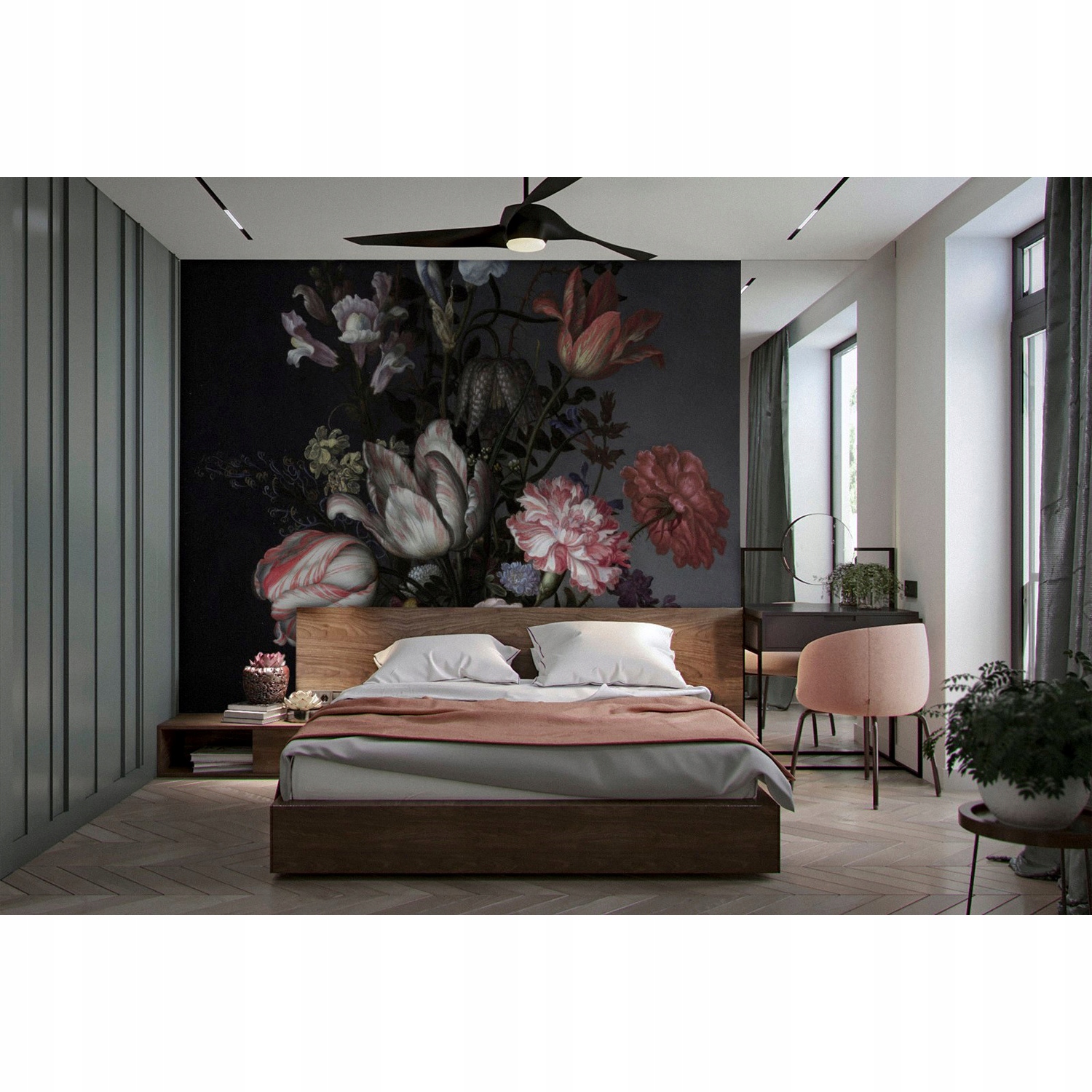 

Fototapeta Akwarelowy bukiet MagicStick 290x290 cm