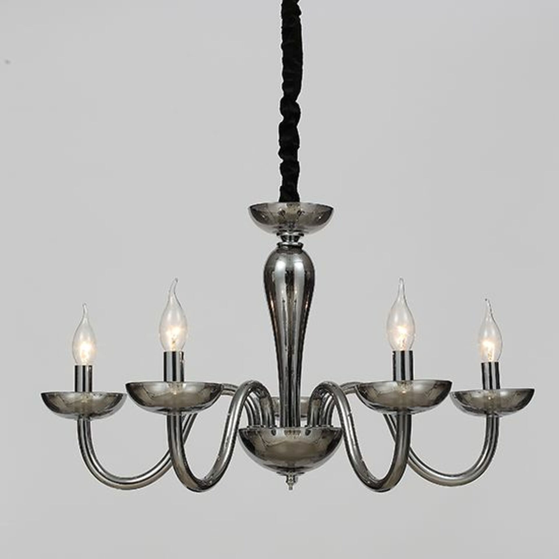 Aca Lighting Crystal závesné svietidlo BLK82185PSGC