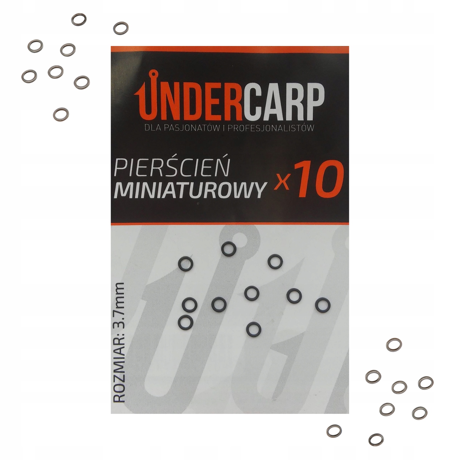 Pierścień Miniaturowy Undercarp Rozmiar 3.7 mm