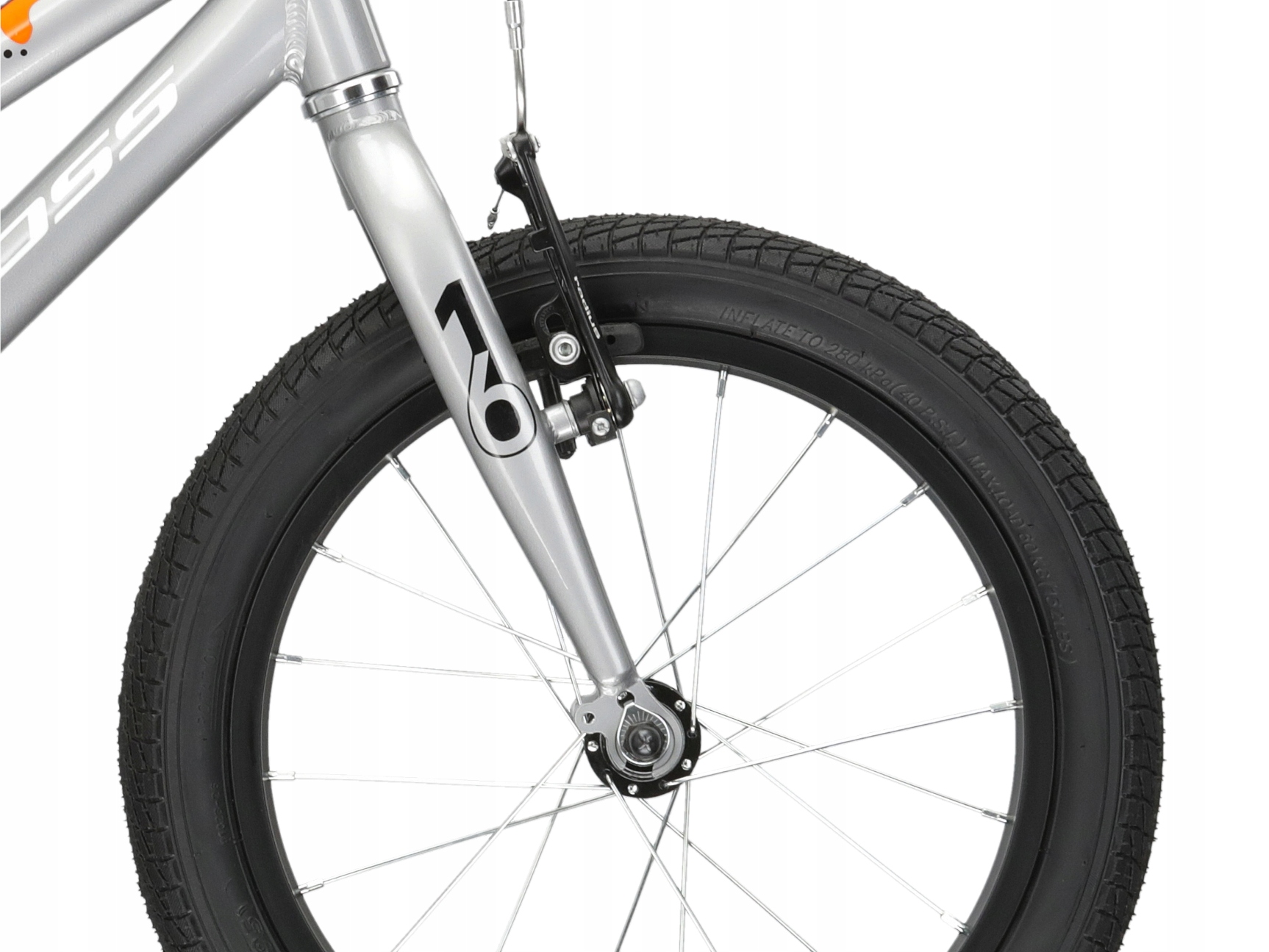 Szary rower dziecięcy KROSS RACER 4.0