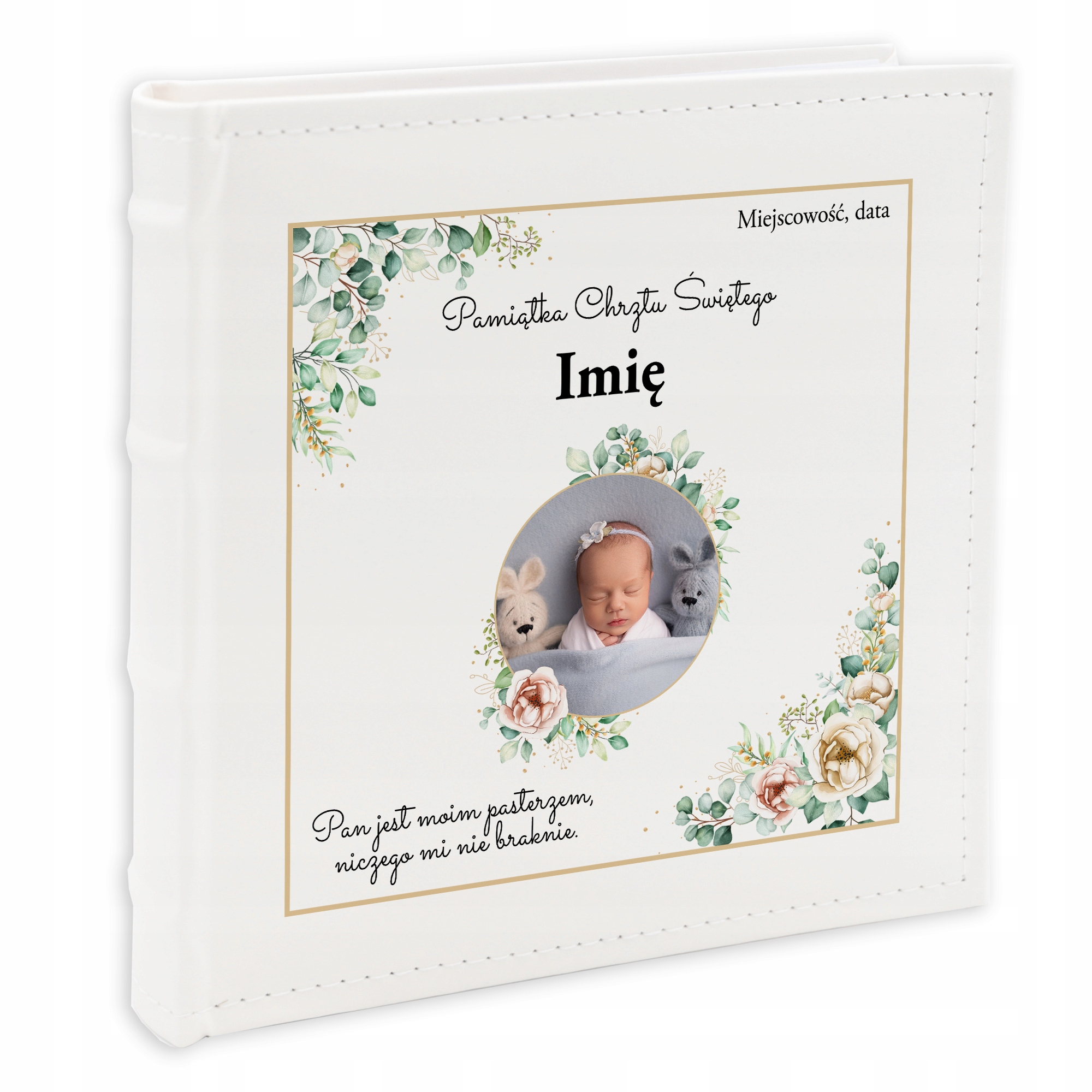 Album na fotografie 10x15 cm Bílý Dárek Ke Křtinám Můj pastýř Kreator