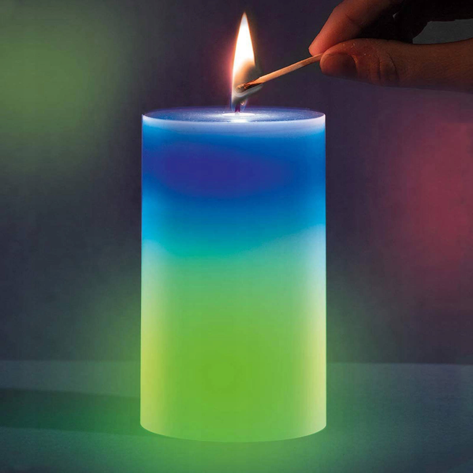 شمعة شمعية متغيرة الألوان LED تركيبة مختلفة