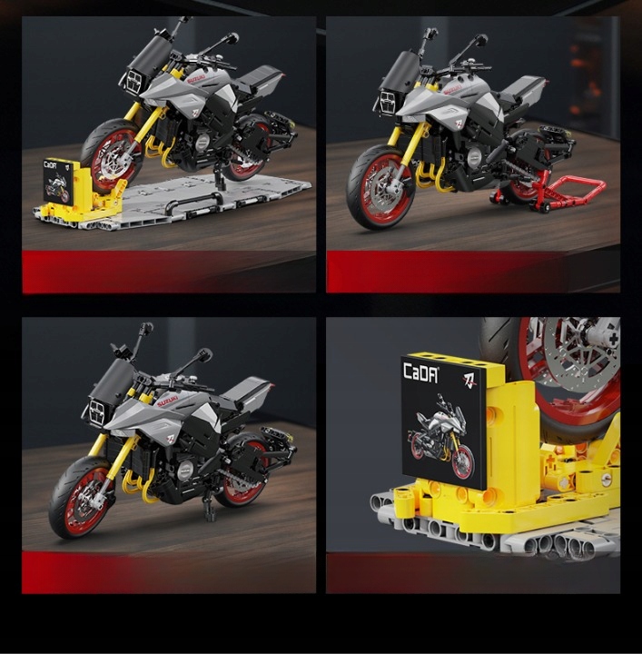 CADA KLOCKI SUZUKI KATANA MOTOR MOTOCYKL SAMURAJ 1104 EL. NA PREZENT Wiek dziecka 8 lat +