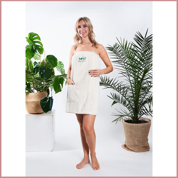 

Pareo naturalny ręcznik na rzep 100% bawełna S/m