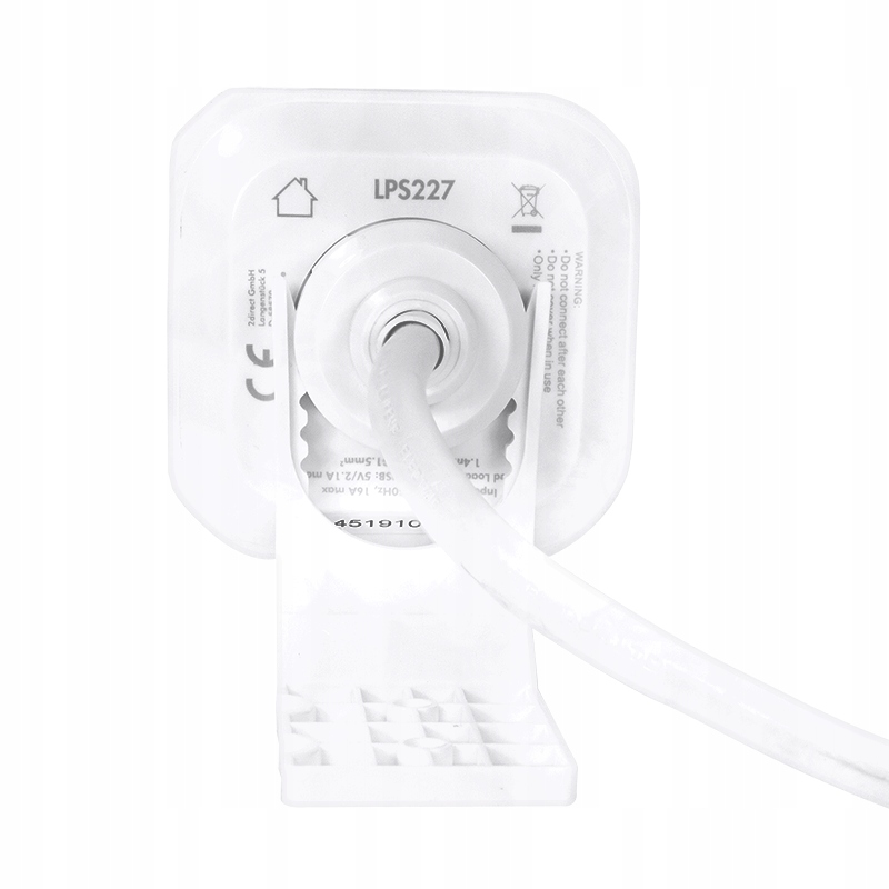 Listwa zasilająca Power Cube 4-kierunkowa,4x CEE 7/3 + 2x USB-A,1,4 m,biała Model LPS227