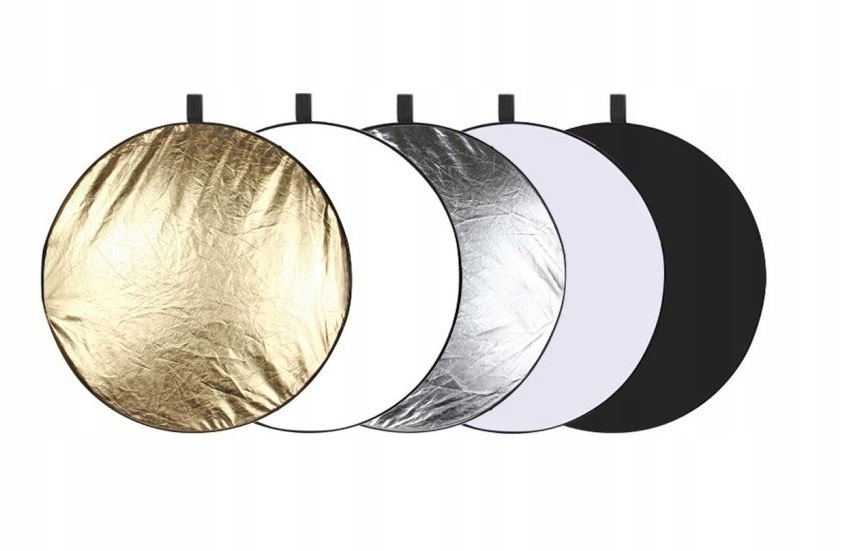 BLENDA FOTOGRAFICZNA 5W1 ZŁOTA SREBRNA DYFUZOR Model RF60