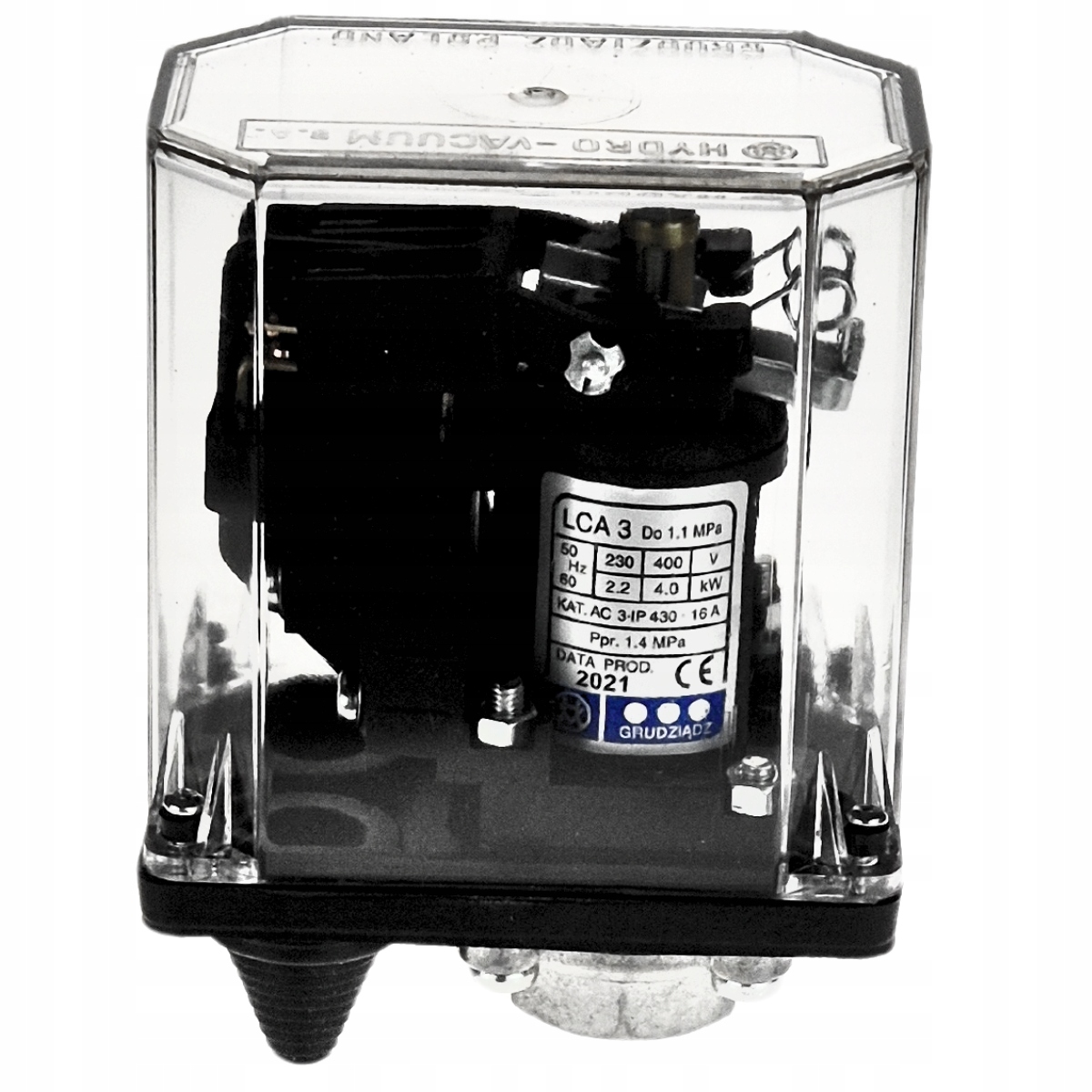 Tlakový spínač LCA3 pre čerpadlá Silný hydroforový spínač Grudziądz