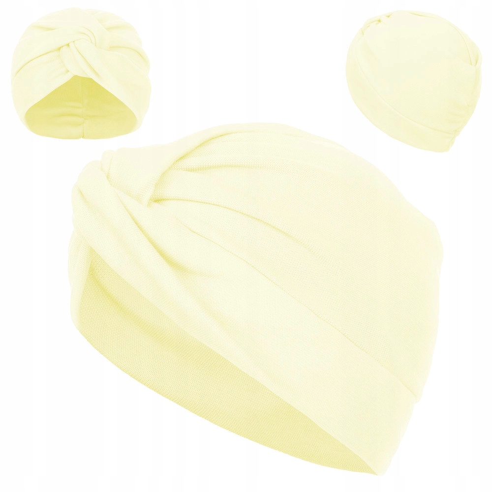 Turban Damski Bawełniany Gotowa Czapka na Głowę Bawełna Turbany Kolory