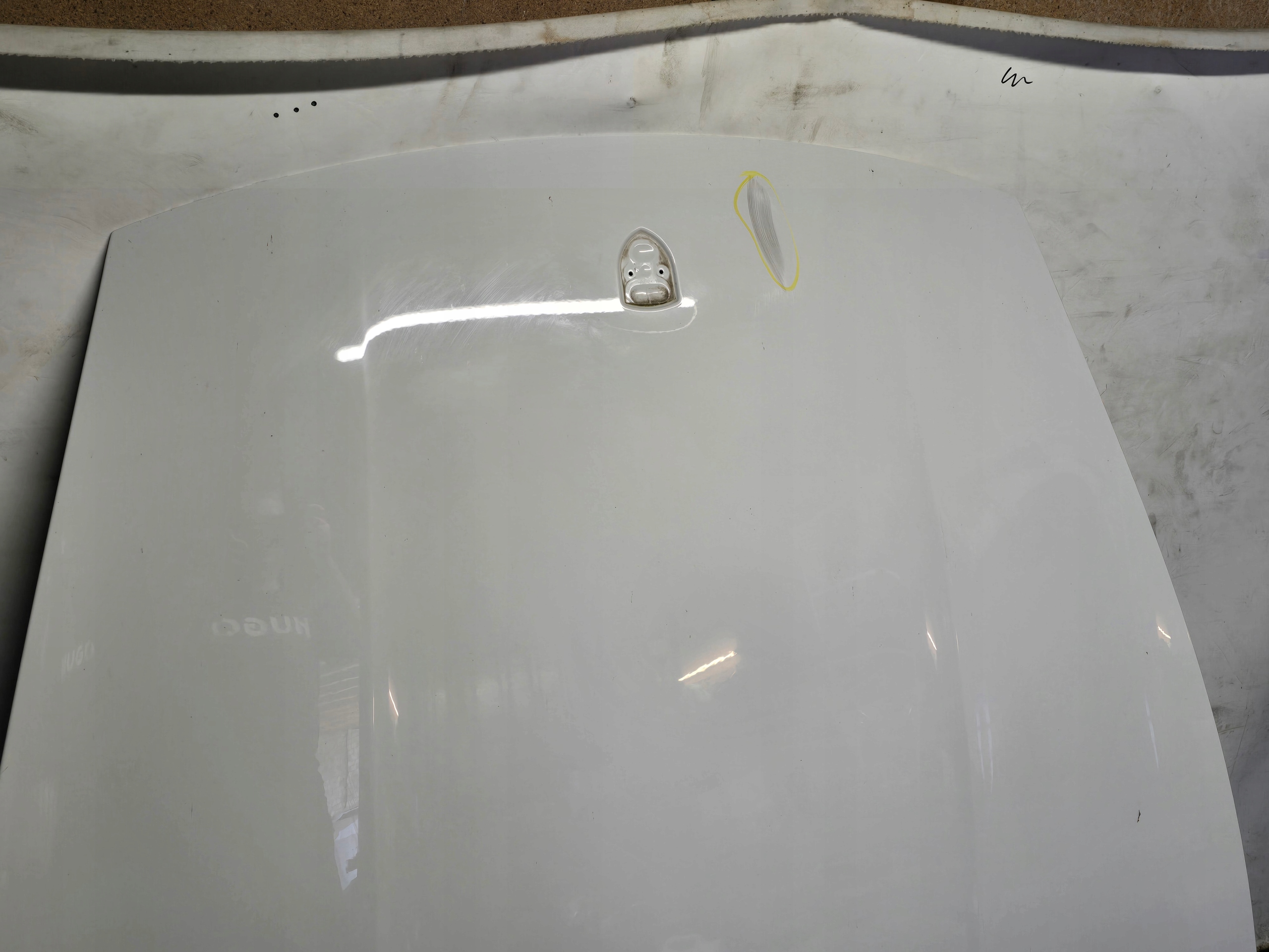 Motorhaube Porsche Taycan Y1A Bonnet Hood - Thumbnail 4