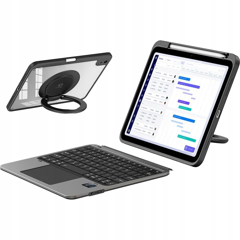 Pouzdro s klopou a klávesnicí Dux Ducis pro iPad 11 10 gen. 2025 2022 cover