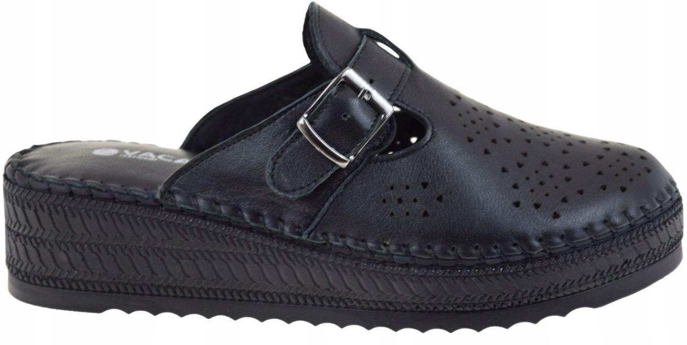 Nazouváky černé s pohodlným podpatkem Vacarro 0162 VEL.40