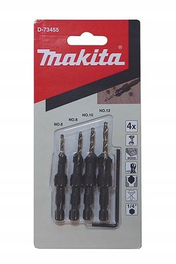 

Makita D-73455 Wiertła do drewna z pogłębiaczem