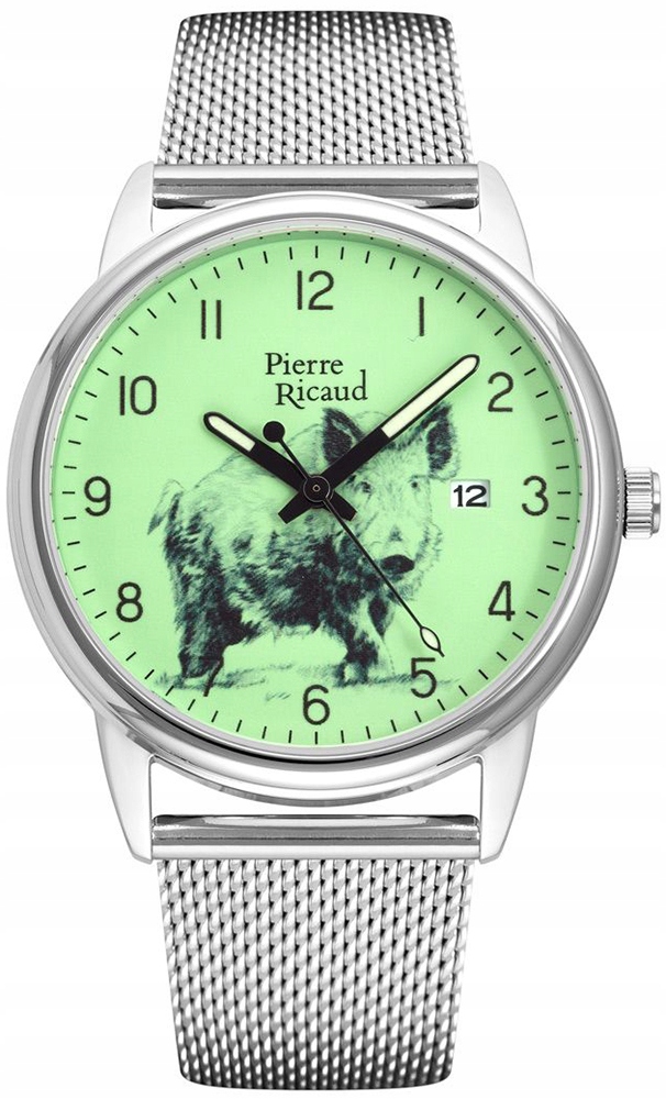 Pánské Hodinky Pierre Ricaud P97234.512OWNQ stříbrný náramek