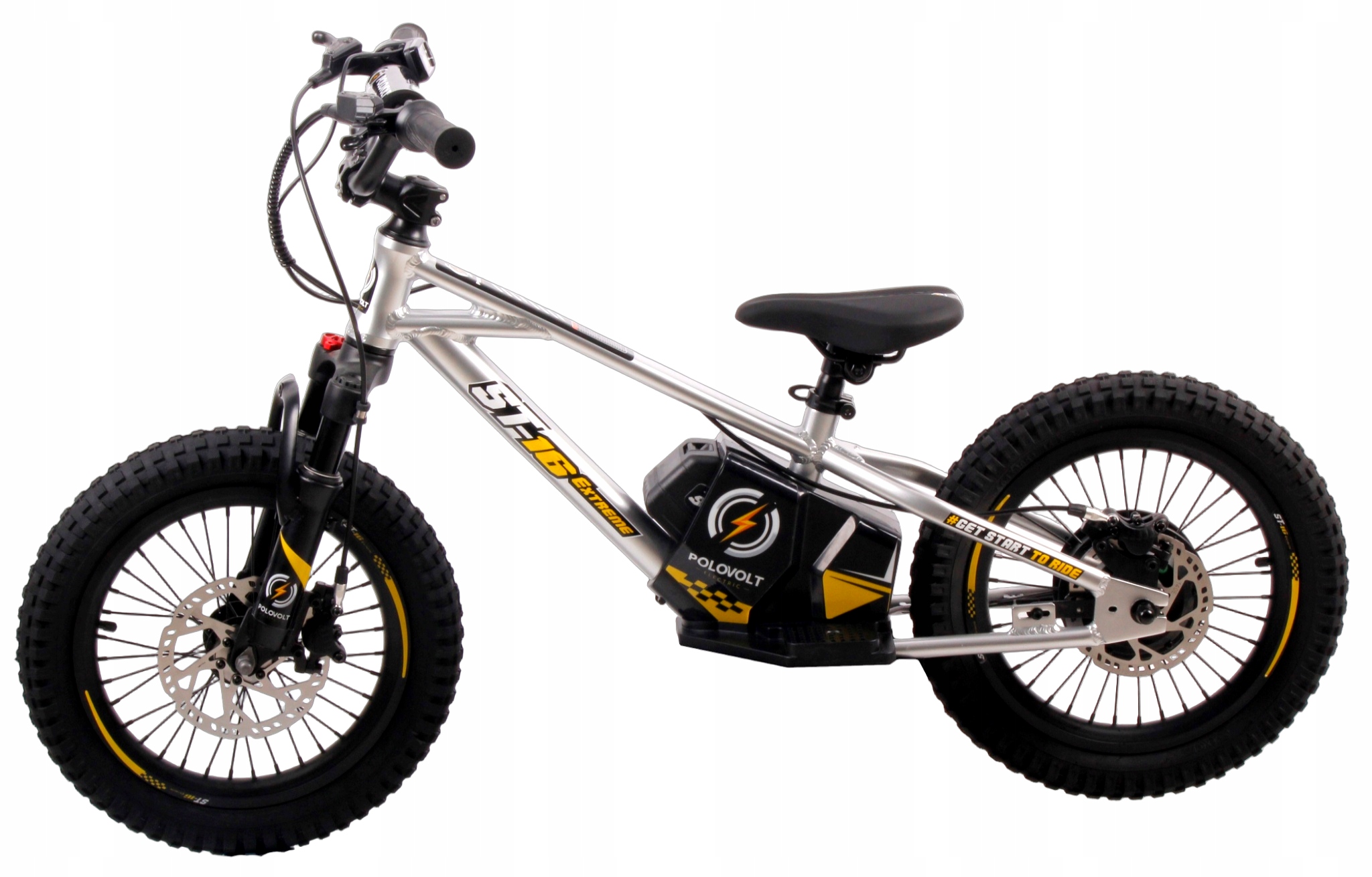 Mocny Motorower Mini Cross Wspomagany Dla Dzieci Polovolt ST-16 Extreme